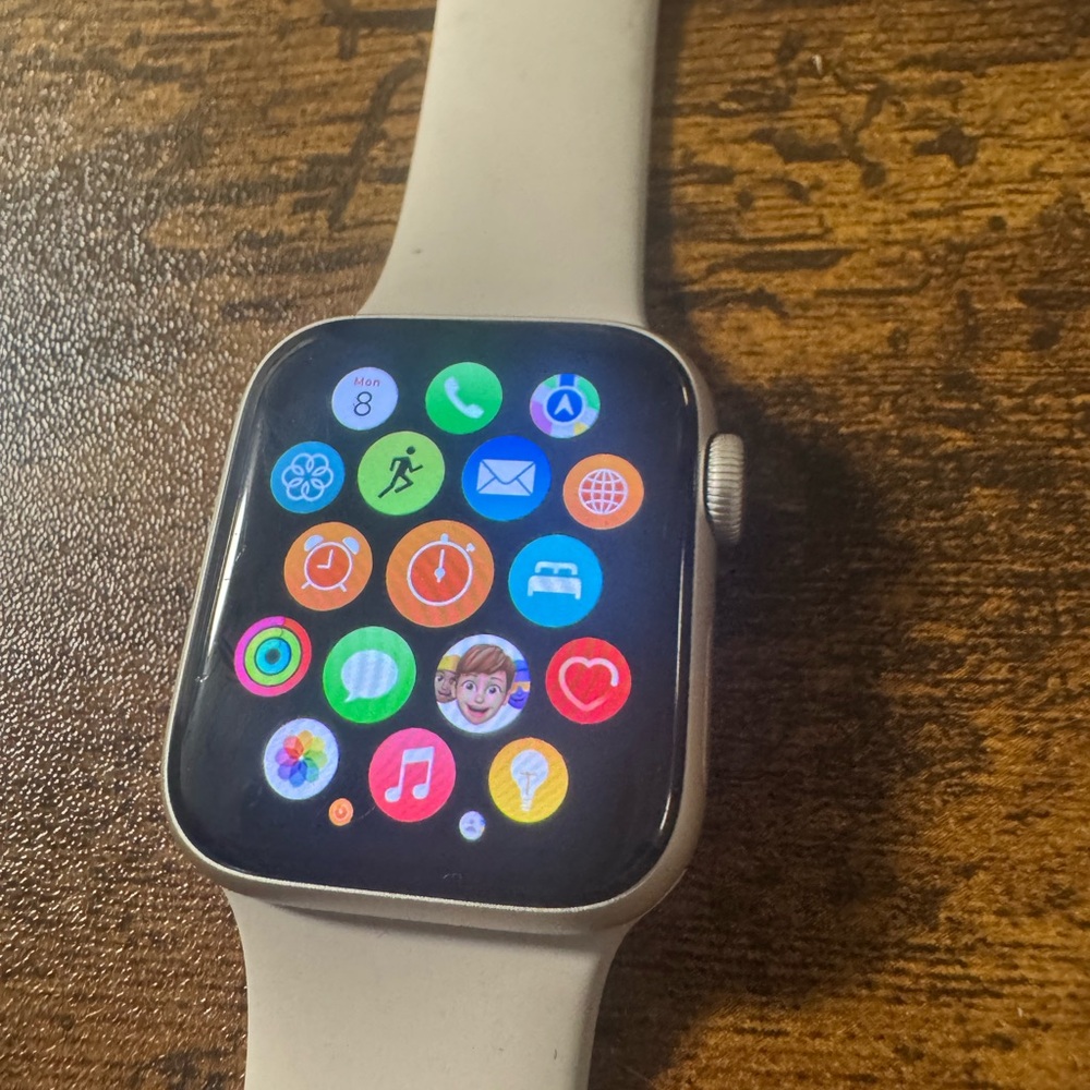 Smartwatch with White Band